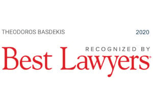 Theodoros Basdekis | 2020 | recognized by Best Lawyers