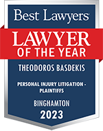 Best Lawyers | Lawyer of the Year | Theodoros Basdekis | Personal injury Litigation - Plaintiffs | Binghamton 2023