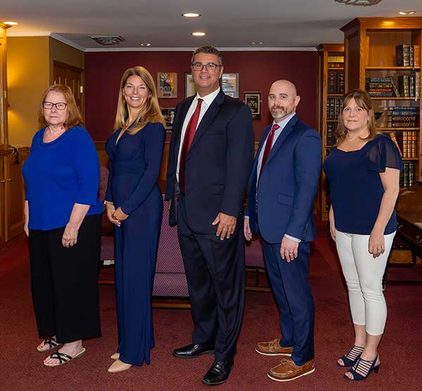 Scarzafava & Basdekis legal team group shot